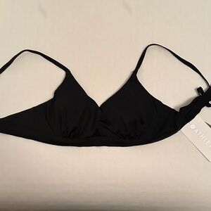 Athleta Black Strappy Bralette